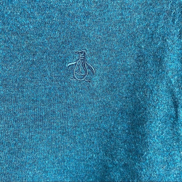 ORIGINAL PENGUIN by Munsingwear V-Neck Long Sleeves Sweater, Size Medium - Picture 8 of 8